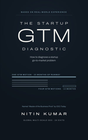 Cover of The Startup GTM Diagnostic by Nitin Kumar
