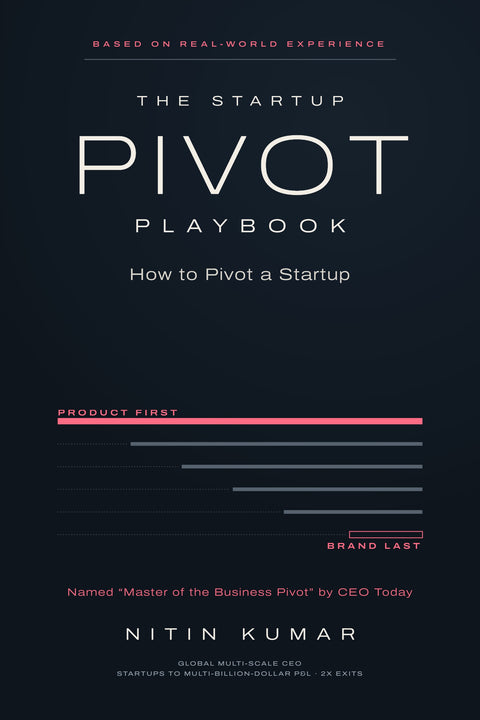 Cover of The Startup Pivot Playbook: How to Pivot a Startup by Nitin Kumar