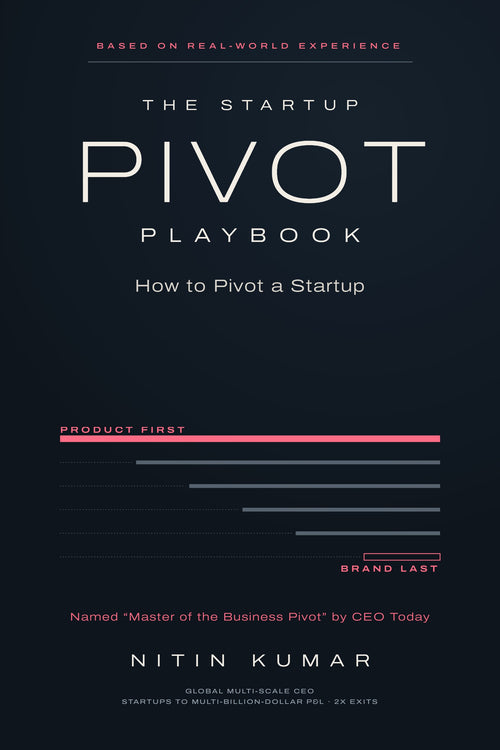 Cover of The Startup Pivot Playbook: How to Pivot a Startup by Nitin Kumar