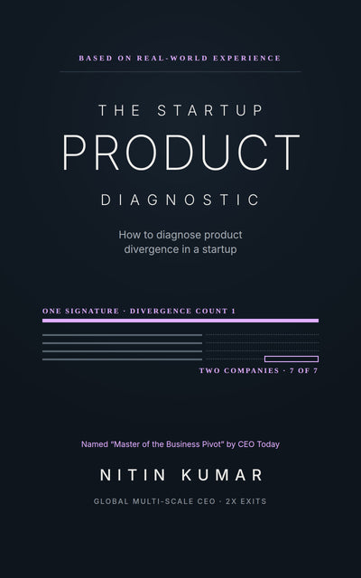 Cover of The Startup Product Diagnostic by Nitin Kumar