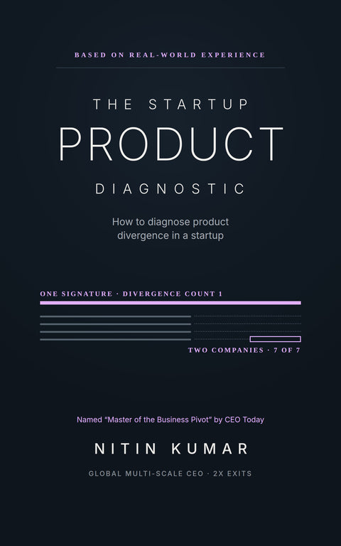 Cover of The Startup Product Diagnostic by Nitin Kumar
