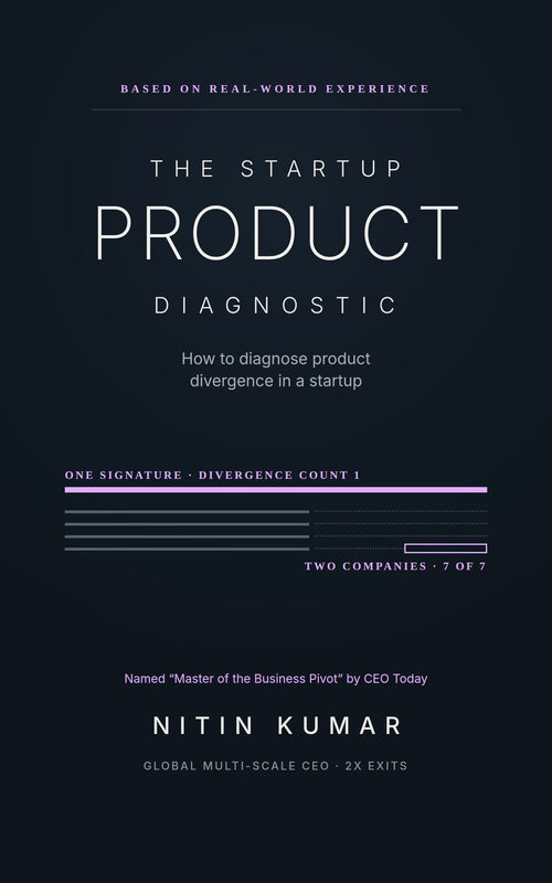 Cover of The Startup Product Diagnostic by Nitin Kumar