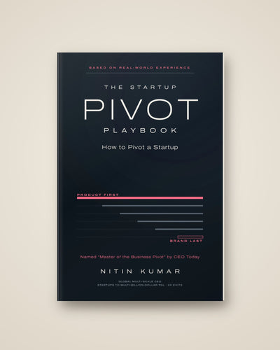 The Startup Pivot Playbook: How to Pivot a Startup by Nitin Kumar, paperback