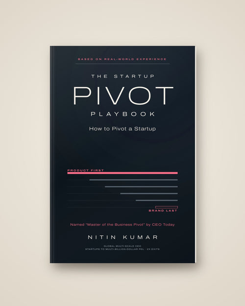 The Startup Pivot Playbook: How to Pivot a Startup by Nitin Kumar, paperback