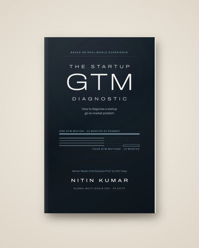 The Startup GTM Diagnostic by Nitin Kumar, pocket paperback